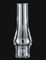 Clear Glass Lamp Chimney, Replacement Hurricane Globe Measures 1 1/4 inch Diameter Base x 4 1/2 inches High for Oil or Kerosene Lanterns